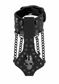 צמיד עם גולגלות ושרשראות - Bracelet with Skulls and Chains